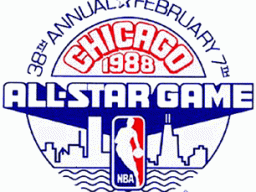 1987-1988 ALL STAR GAME CHICAGO